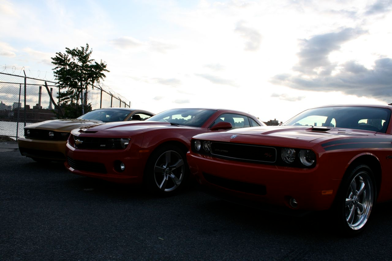 Illustration for article titled Muscle Car Wars: Camaro vs. Challenger vs. Mustang